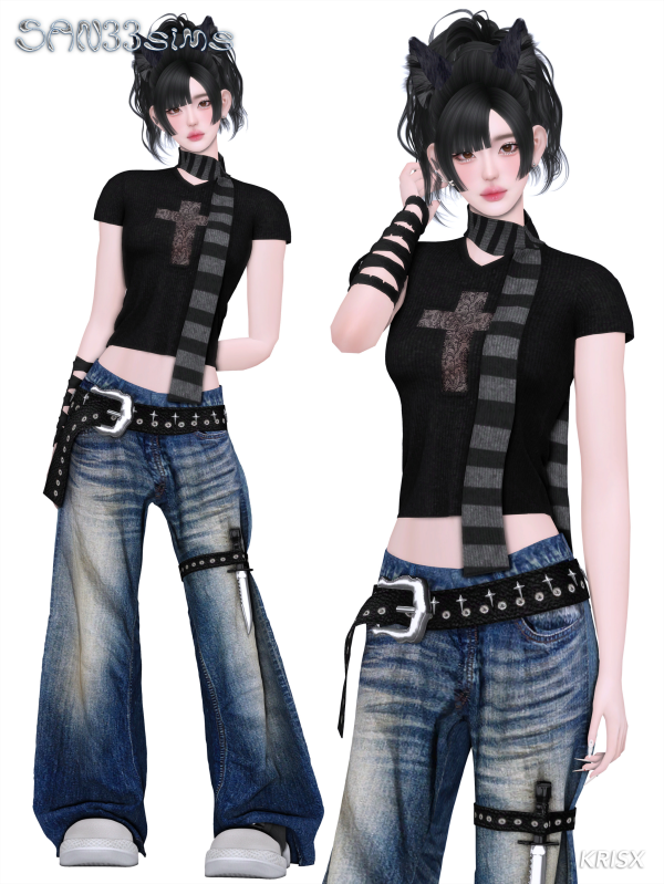 Alpha 333KrisX by simsfinds - The Sims 4 Custom Content