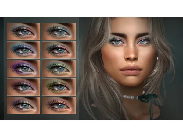 Alpha MONOCYTE EYESHADOW by Remussirion - The Sims 4 Custom Content