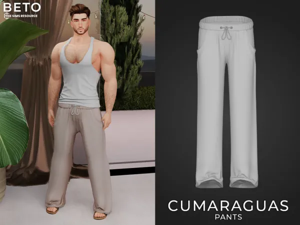 Alpha Cumaraguas (Pants) by Beto_ae0 - The Sims 4 Custom Content