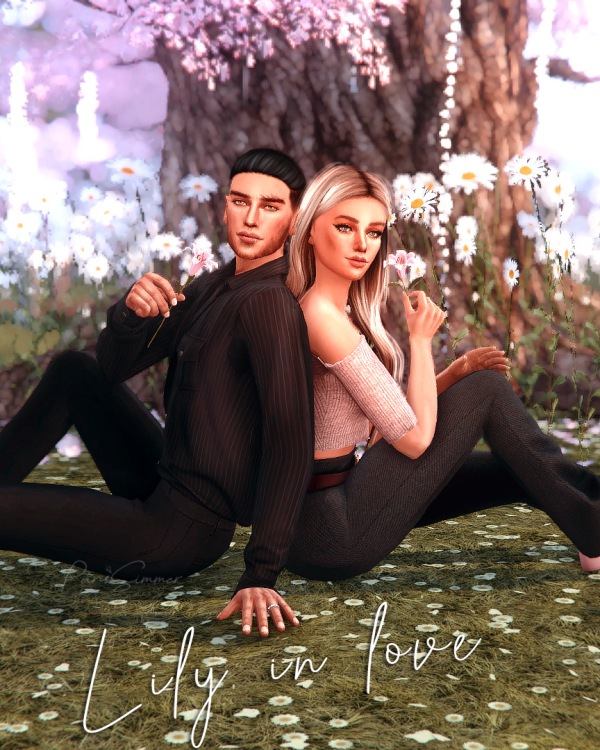 Mix Lily in Love by simsfinds - The Sims 4 Custom Content