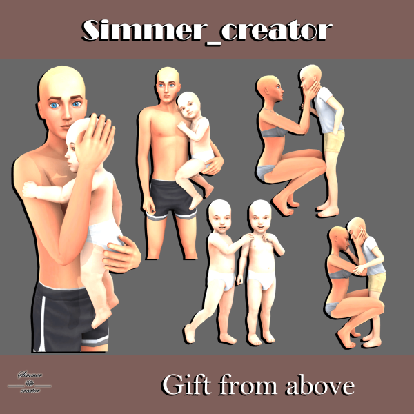 Mix Gift from above by simmer_creator - The Sims 4 Custom Content
