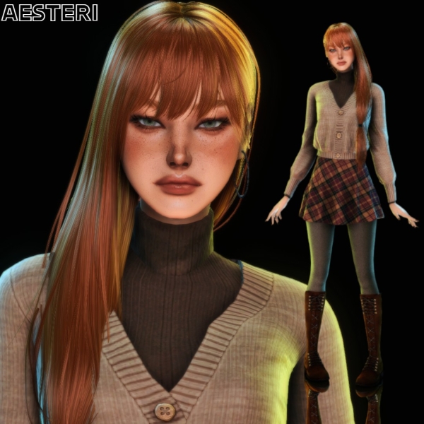 Alpha June by aesteri - The Sims 4 Custom Content