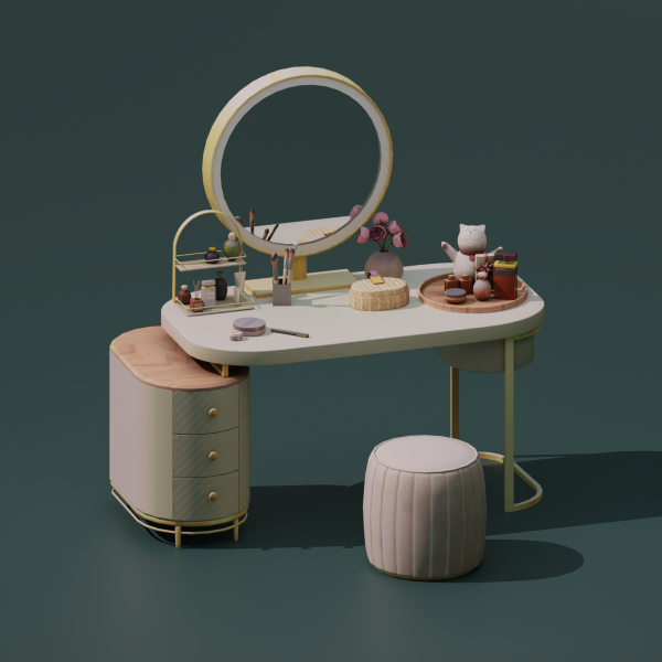 Maxis Match The Luxe Vanity by simsfinds - The Sims 4 Custom Content