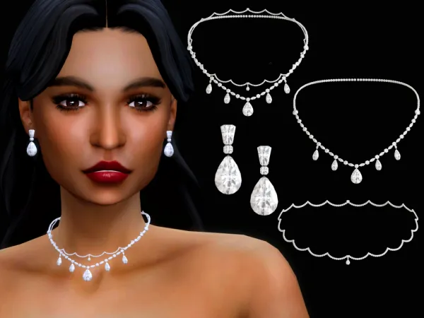 Mix Crystal Glow Set by glitterberrysims - The Sims 4 Custom Content