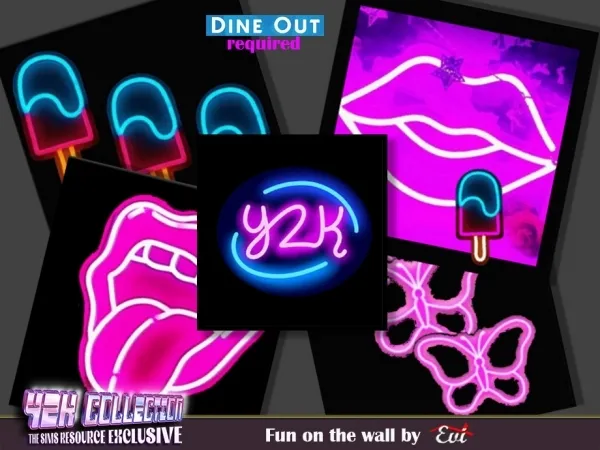 Mix Fun on the wall - The Sims 4 Custom Content