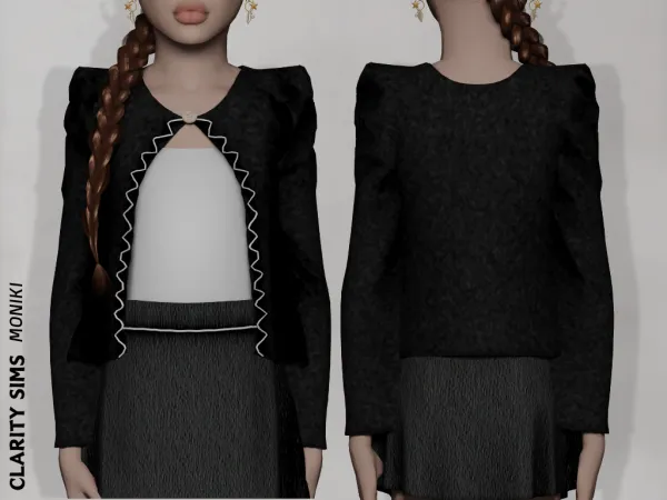 Mix Moniki Shirt Child by clarity-sims - The Sims 4 Custom Content