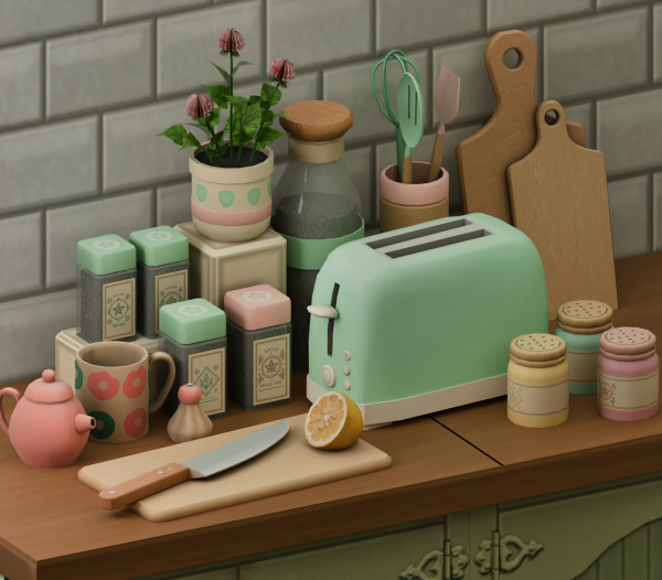 Maxis Match Homestyle Haven Set by simsfinds - The Sims 4 Custom Content