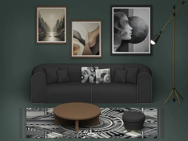 Mix Alba living room by jomsims - The Sims 4 Custom Content