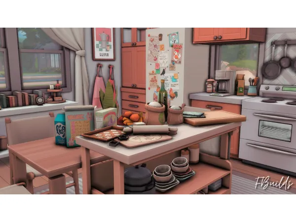Maxis Match KITCHEN CLUTTER KIT by Fefyla - The Sims 4 Custom Content