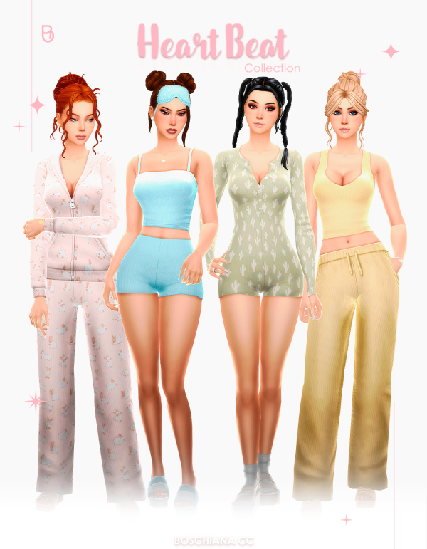 Maxis Match HEART BEAT by simsfinds - The Sims 4 Custom Content