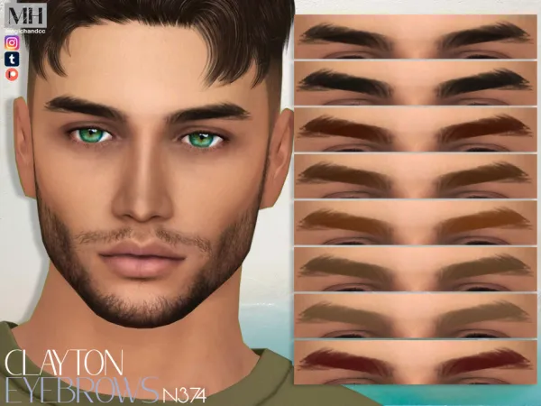 Clayton Eyebrows N374