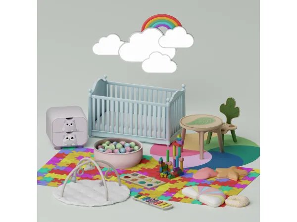 Maxis Match PlayLand Set by SnootySims - The Sims 4 Custom Content