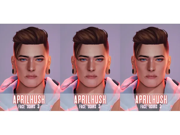 [aprilhush] face scars 3