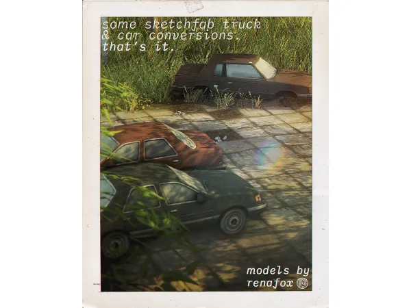 Maxis Match RENAFOX CAR TRUCK CONVERSIONS by lucidicer - The Sims 4 Custom Content