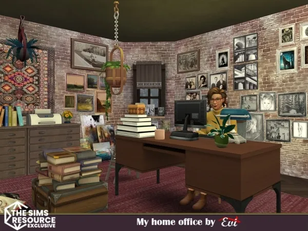 Mix My office - The Sims 4 Custom Content