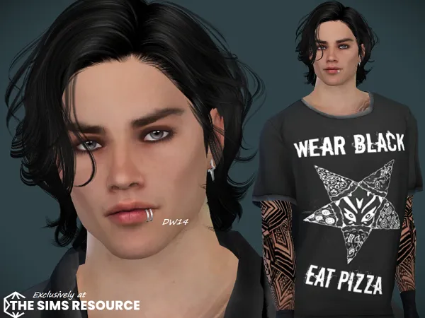 Mix Angus Friedman by darkwave14 - The Sims 4 Custom Content