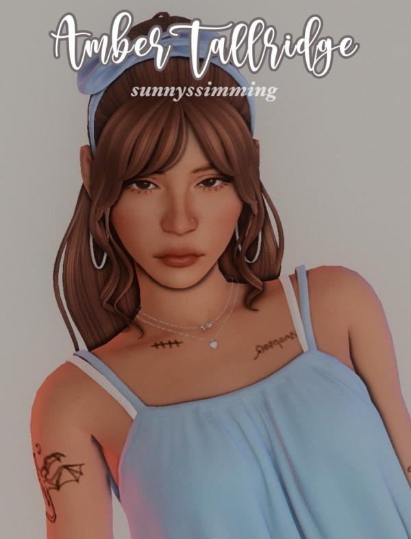 Maxis Match Amber Tallridge by simsfinds - The Sims 4 Custom Content