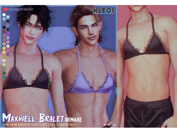 PEACH | Maxwell Bralet Remake by kleossims