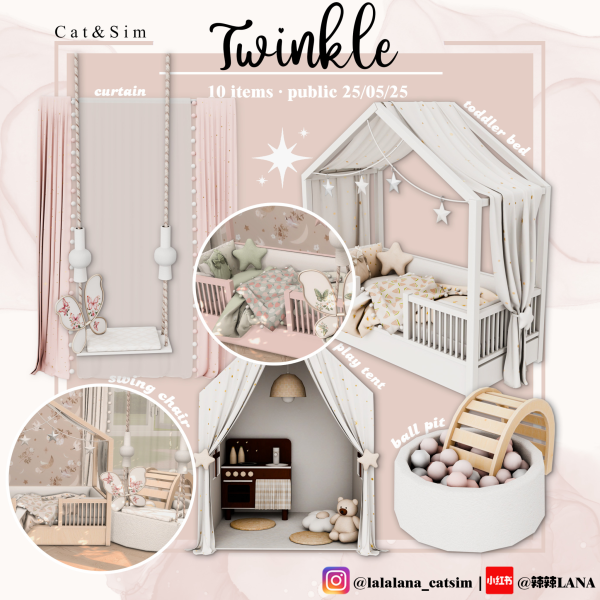 Maxis Match Twinkle Set (for Toddlers) by simsfinds - The Sims 4 Custom Content