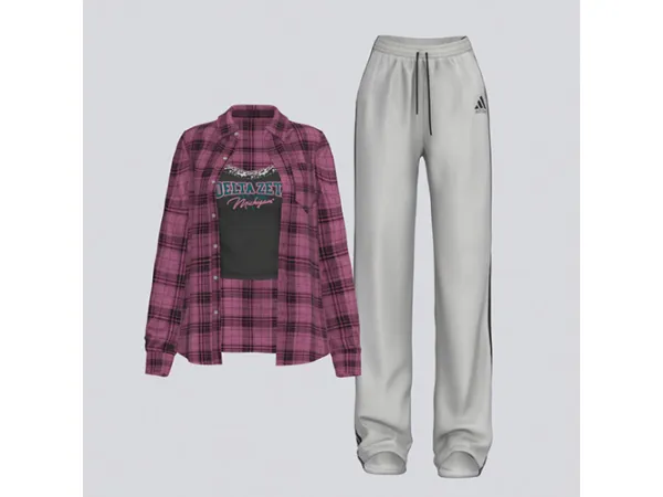 [Noru] af Relaxed Fit Shirt, Sweatpants 01