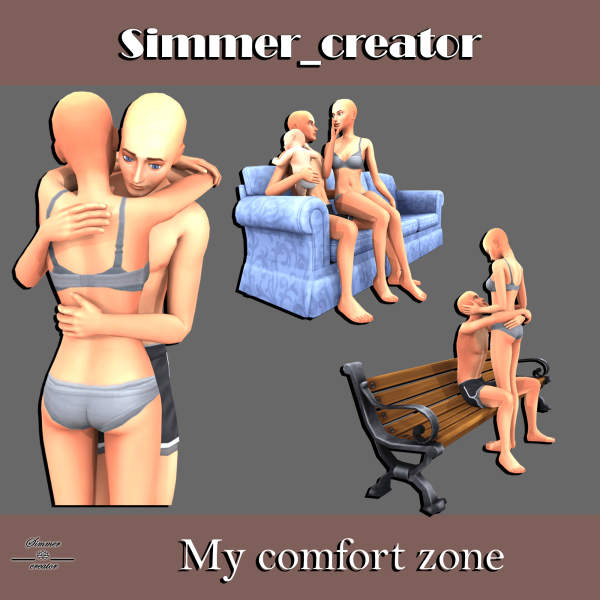 Mix My comfort zone by simmer_creator - The Sims 4 Custom Content