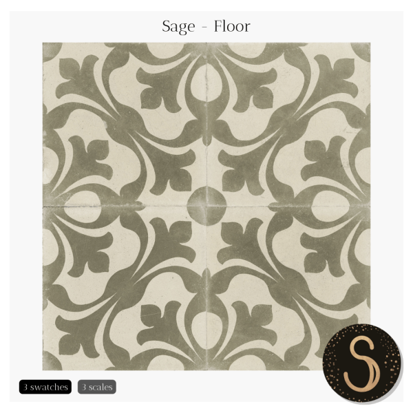 Mix Sims4Luxury Sage Floors by simsfinds - The Sims 4 Custom Content