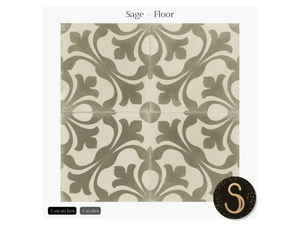 Mix Sims4Luxury Sage Floors - The Sims 4 Custom Content