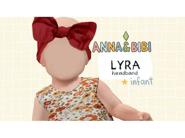 Maxis Match Lyra_INFANT headband [AnnaBibi] by simsfinds - The Sims 4 Custom Content