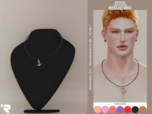Alpha NECKLACE N002 V2 - The Sims 4 Custom Content