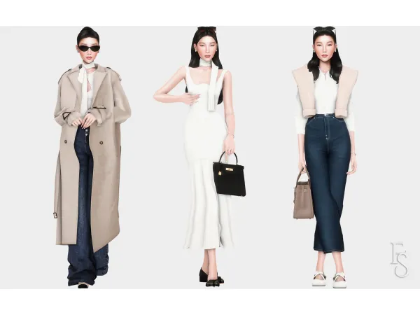 Mix Spring Lookbook by simsfinds - The Sims 4 Custom Content