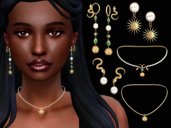 Mix Ethereal Set by glitterberrysims - The Sims 4 Custom Content