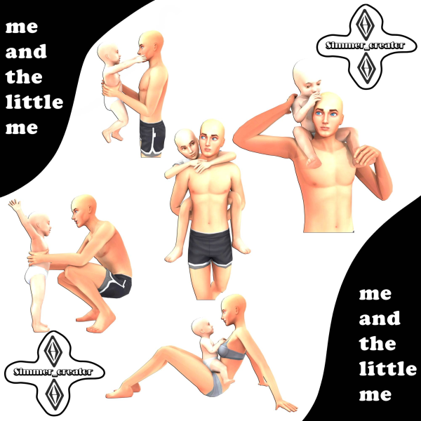 Mix Me and little me by simmer_creator - The Sims 4 Custom Content