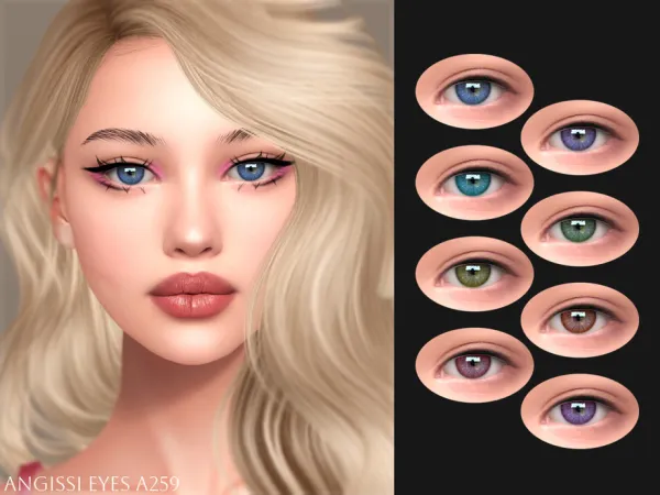 Alpha EYES A259 by thesimsresource - The Sims 4 Custom Content