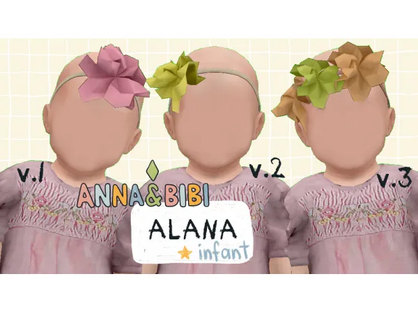 Maxis Match Alana_INFANT Acc [AnnaBibi] - The Sims 4 Custom Content
