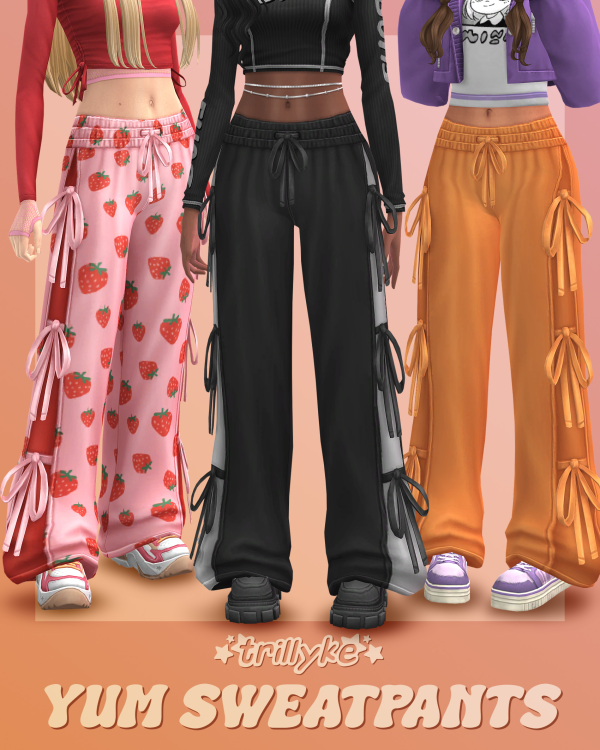 Maxis Match Yum Sweatpants by simsfinds - The Sims 4 Custom Content