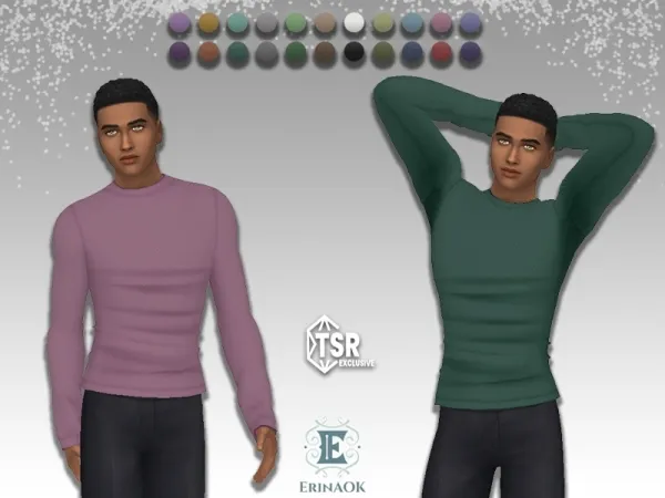 Mix erinaok mens top 050225 - The Sims 4 Custom Content