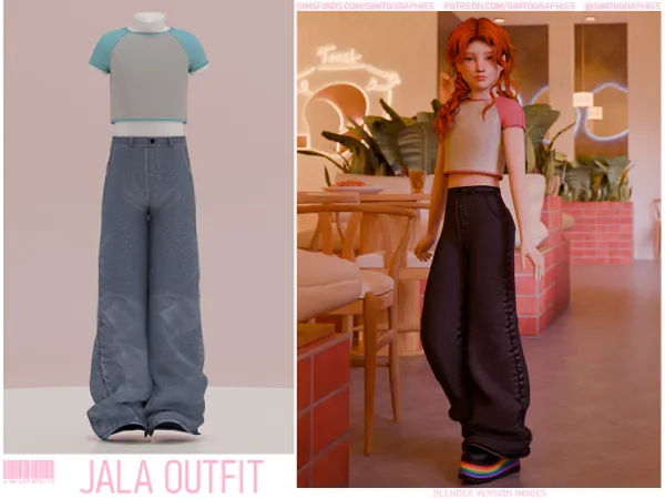 Alpha Jala Set by simtographies - The Sims 4 Custom Content