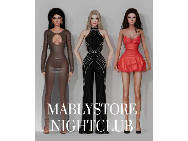 Alpha NIGHTCLUB by Mably - The Sims 4 Custom Content