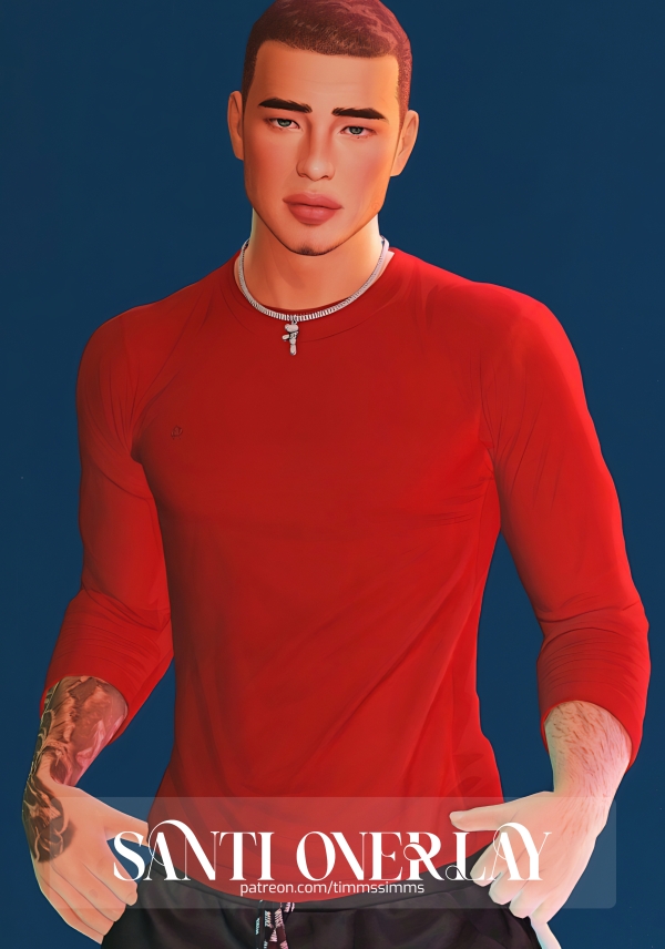 Maxis Match Santi Overlay by timmssimms1 - The Sims 4 Custom Content