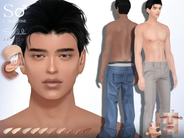 Alpha Male skintone 0525 CLUB by thesimsresource - The Sims 4 Custom Content