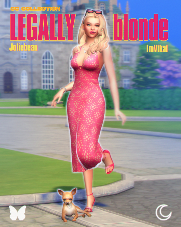Maxis Match Legally Blonde Collection by simsfinds - The Sims 4 Custom Content