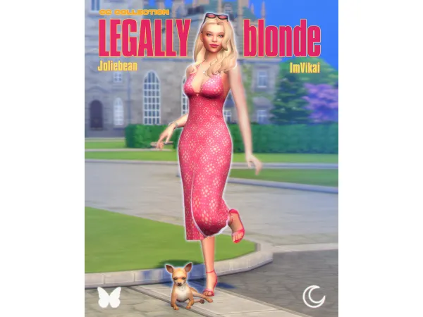 Maxis Match Legally Blonde Collection by Joliebean ImVikai - The Sims 4 Custom Content