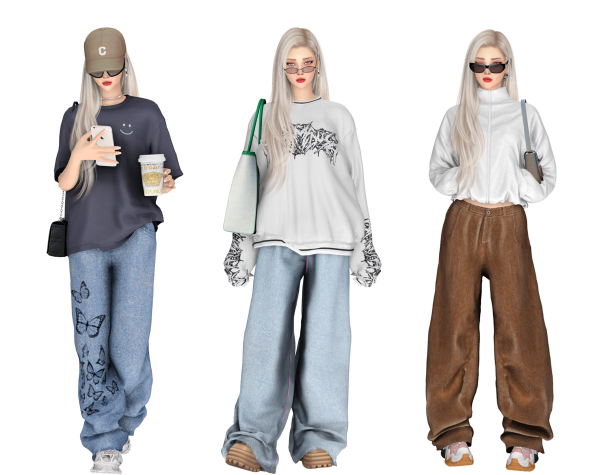 Alpha Daily Lookbook 80 by simsfinds - The Sims 4 Custom Content