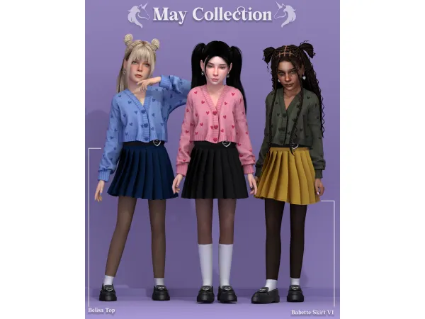 Mix May Collection by katpurpura - The Sims 4 Custom Content