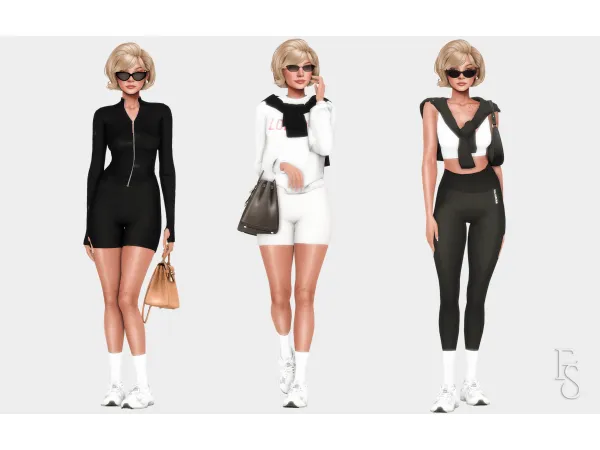 Maxis Match Leaving the Gym by farfallasims - The Sims 4 Custom Content