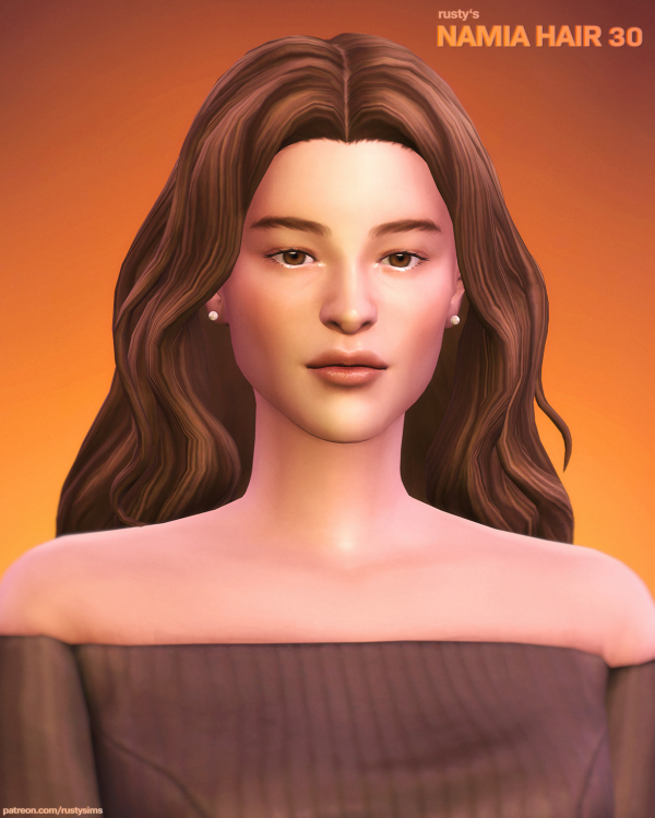 Maxis Match Namia Hair V1 by simsfinds - The Sims 4 Custom Content