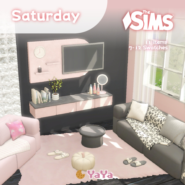Maxis Match May SetA Saturday by simsfinds - The Sims 4 Custom Content