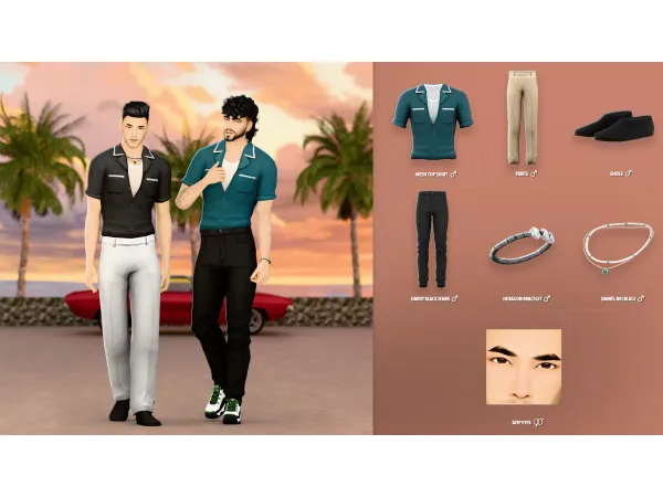 Maxis Match OLIVER SET Sets ModCo Studios - The Sims 4 Custom Content