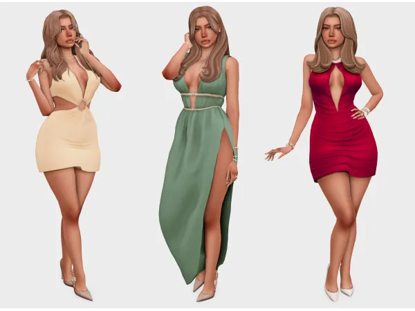Maxis Match gorgeous dresses part 3 sims 4 lookbooks by simsfinds - The Sims 4 Custom Content