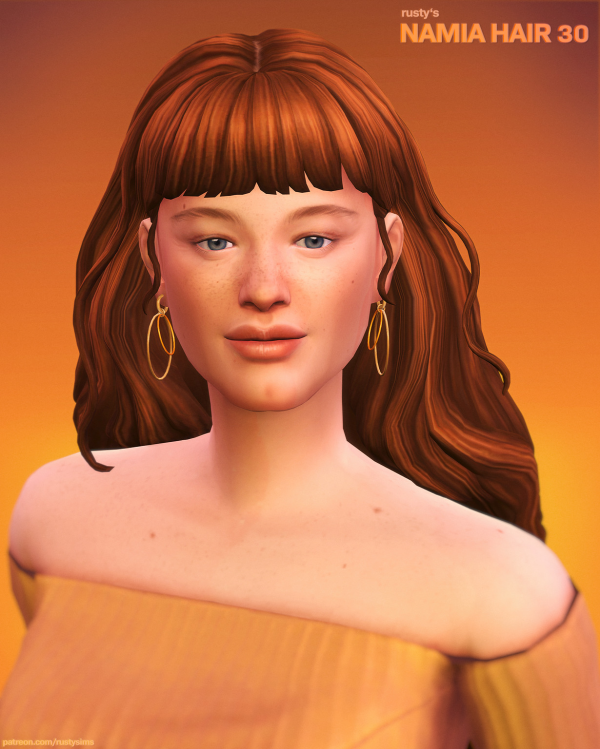 Maxis Match Namia Hair V2 by simsfinds - The Sims 4 Custom Content